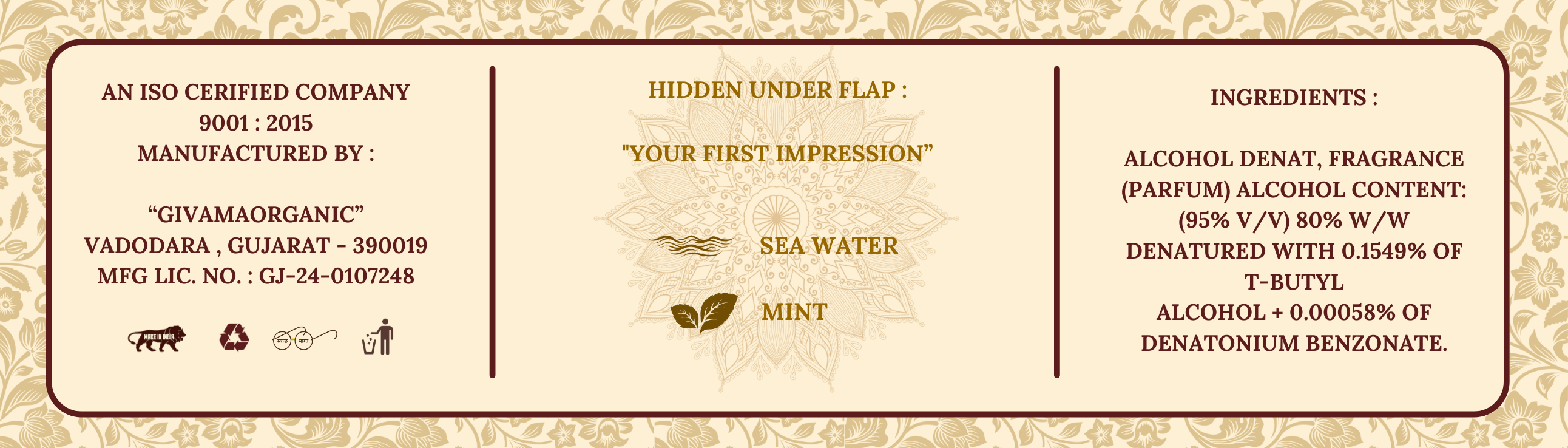 Swagandh Samudra (The Spirit Of The Sea) - 50ml Eau de Parfum